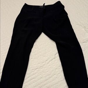White House Black Market Classic Black Straight Leg Pants